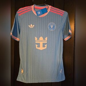 Inter Miami Soccer Jersey #10 Messi Authentic Player Version Fittted Jersey